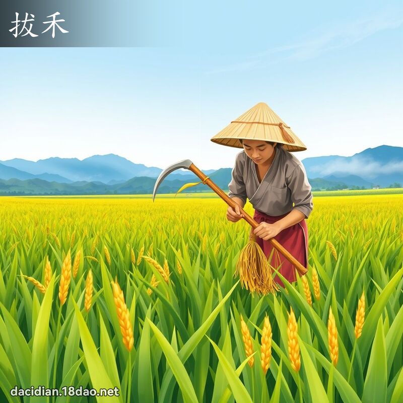 拔禾 - 国语大辞典配图