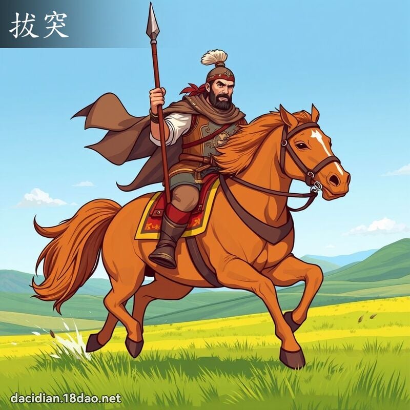 拔突 - 國語大辭典配圖