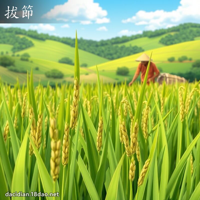 拔节 - 国语大辞典配图
