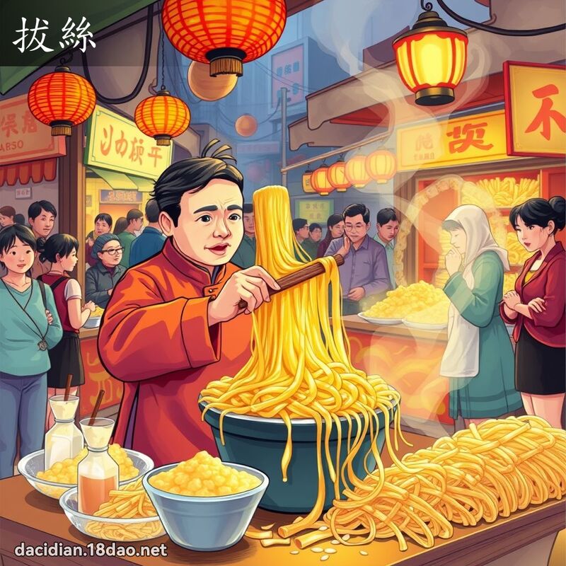 拔丝 - 国语大辞典配图