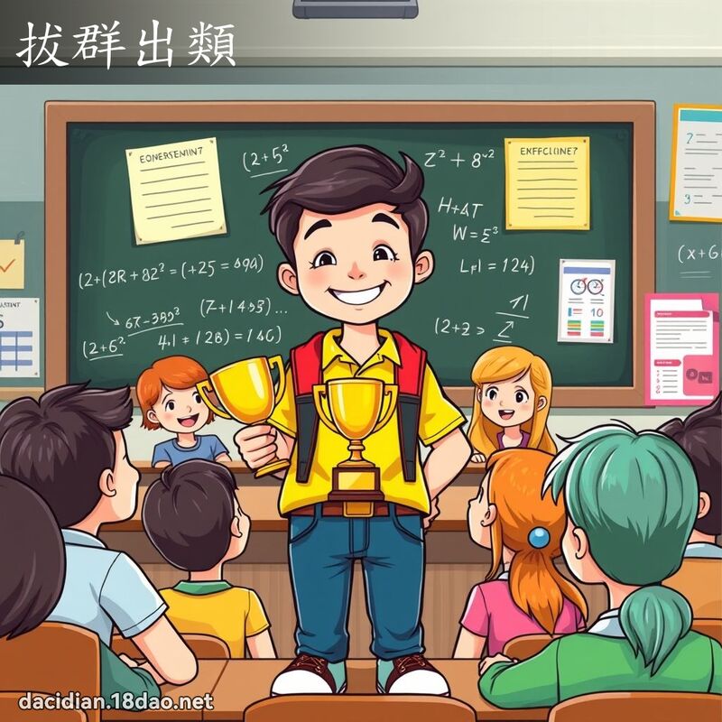 拔群出类 - 国语大辞典配图