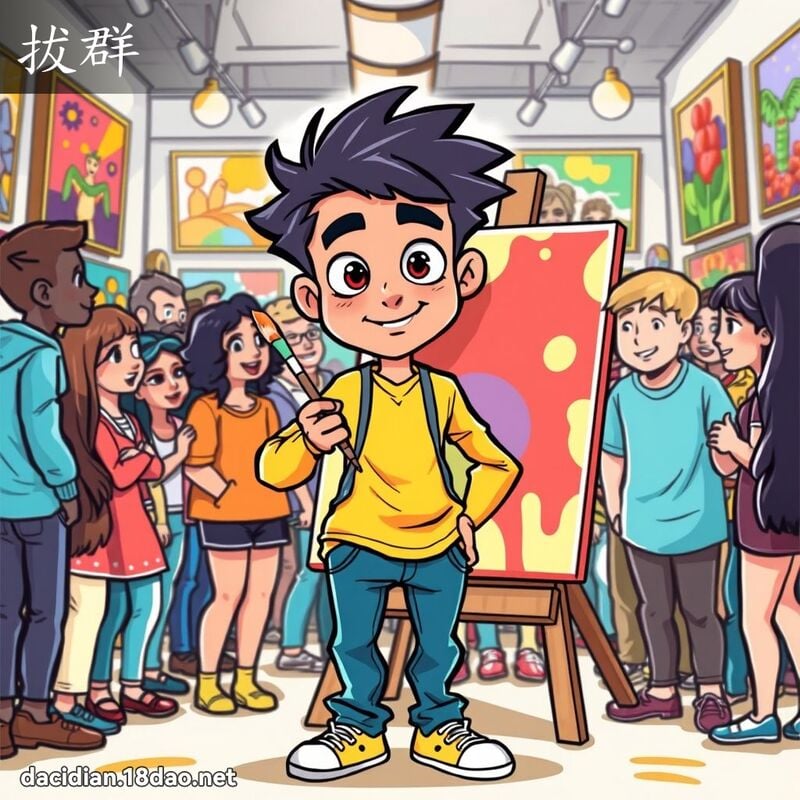拔群 - 國語大辭典配圖