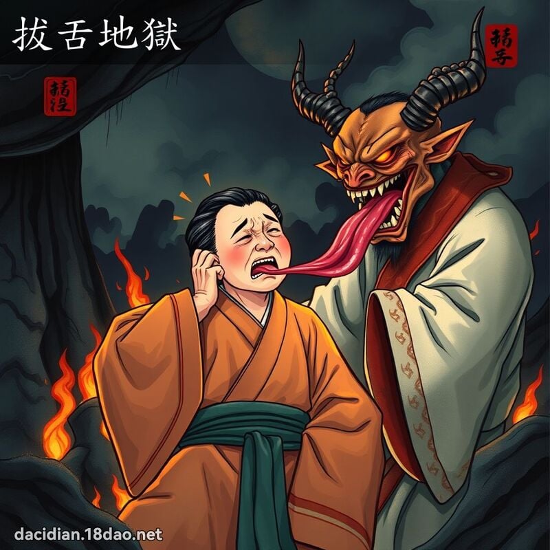 拔舌地獄 - 國語大辭典配圖