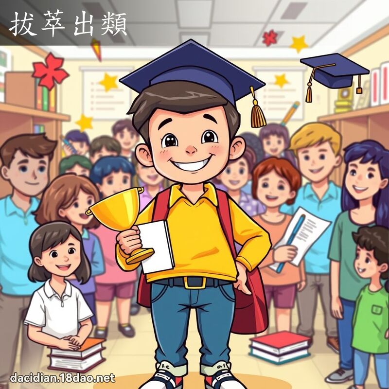 拔萃出類 - 國語大辭典配圖