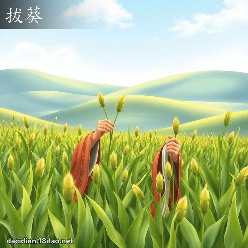 拔葵 - 国语大辞典配图