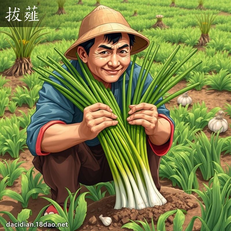 拔薤 - 國語大辭典配圖