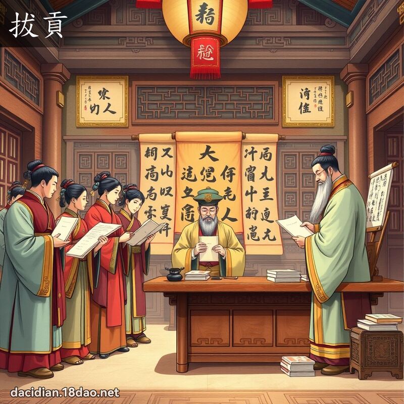 拔贡 - 国语大辞典配图