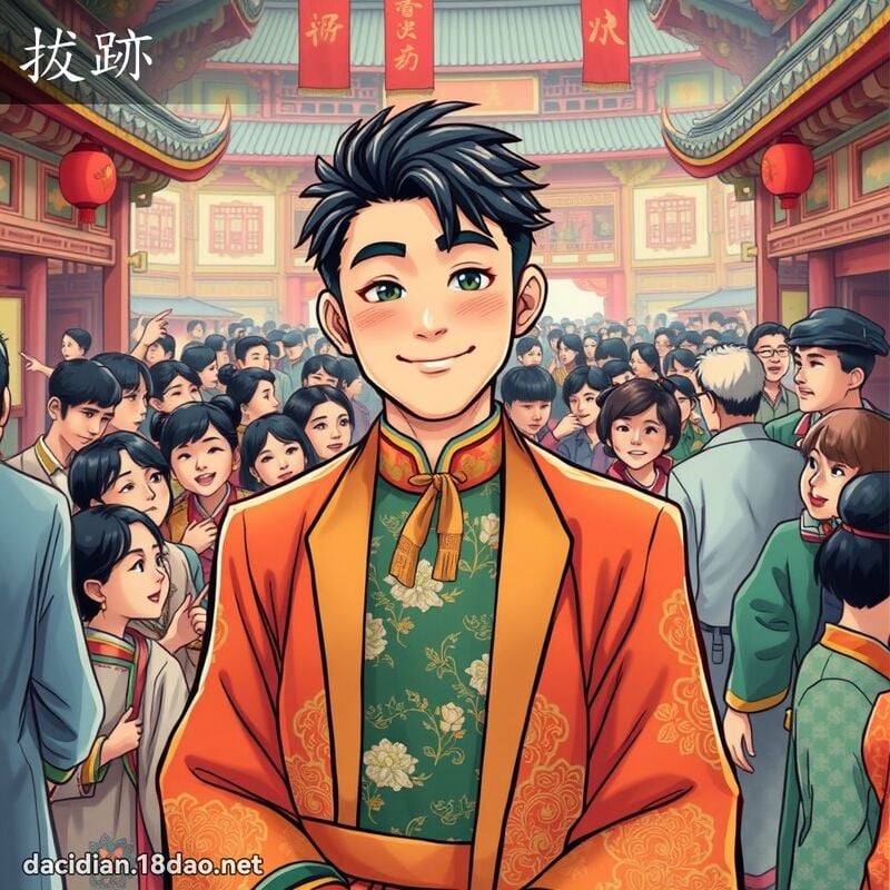 拔跡 - 國語大辭典配圖
