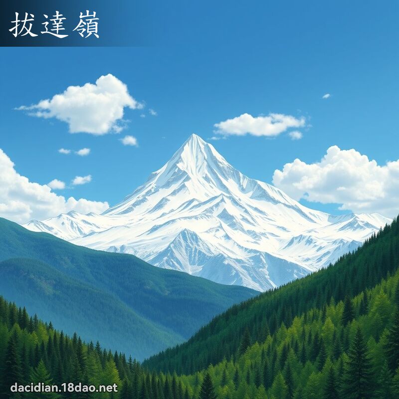 拔达岭 - 国语大辞典配图
