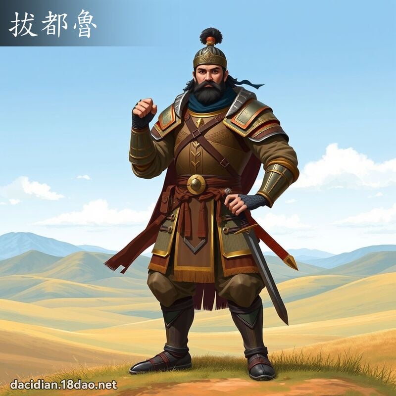 拔都魯 - 國語大辭典配圖