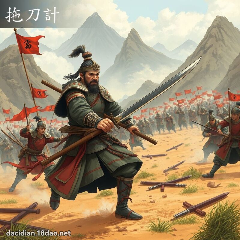 拖刀計 - 國語大辭典配圖