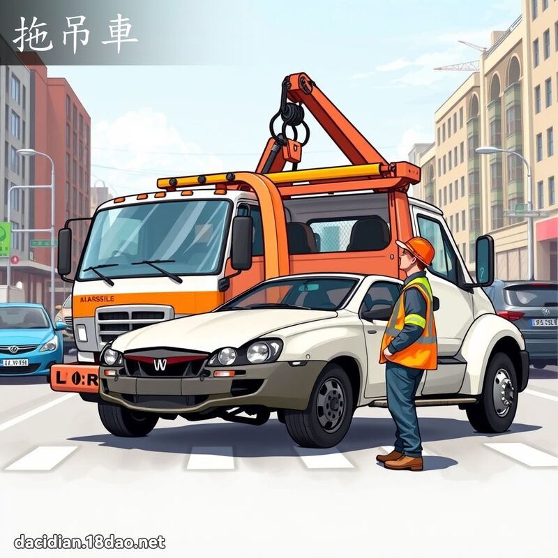 拖吊车 - 国语大辞典配图