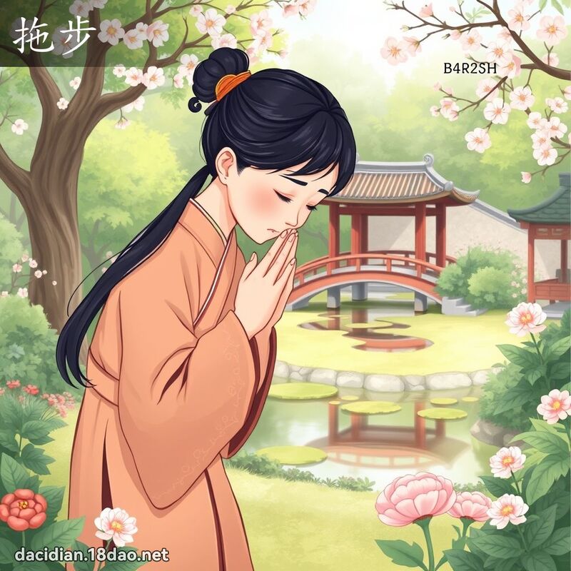 拖步 - 國語大辭典配圖