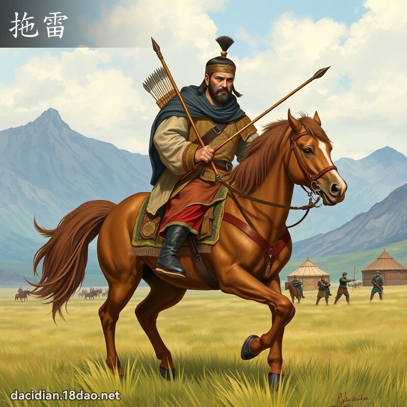 拖雷 - 國語大辭典配圖