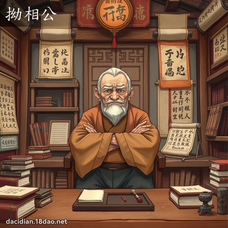 拗相公 - 國語大辭典配圖