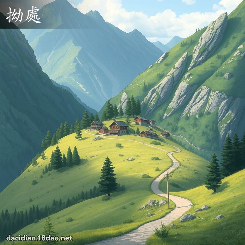 拗处 - 国语大辞典配图