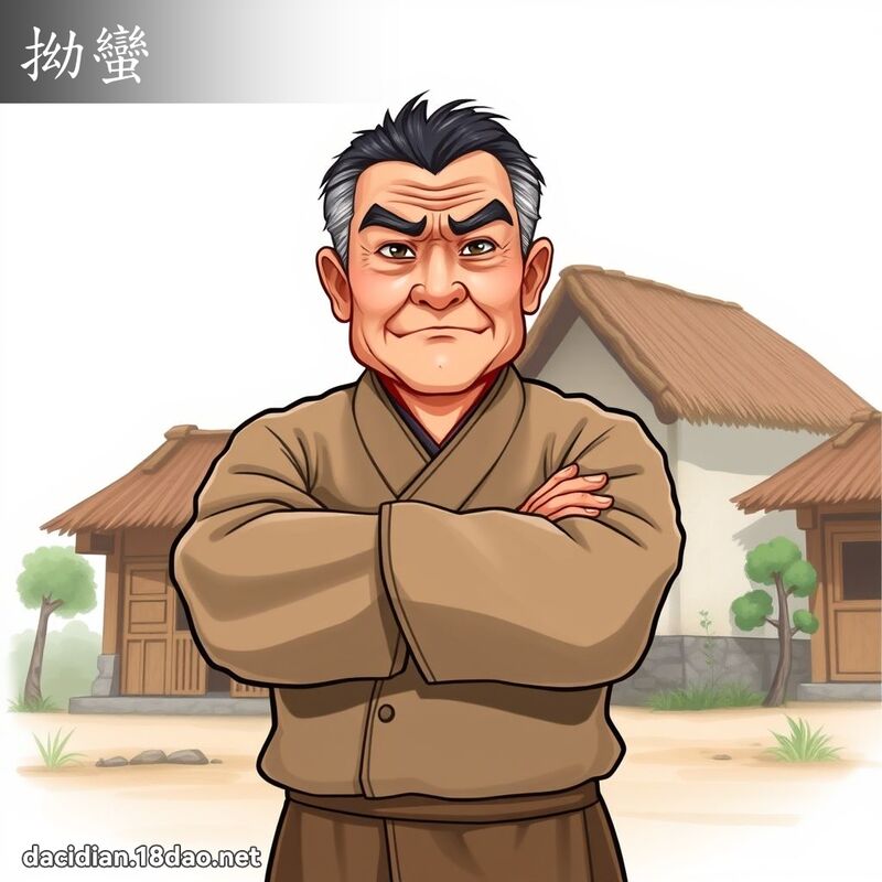 拗蠻 - 國語大辭典配圖