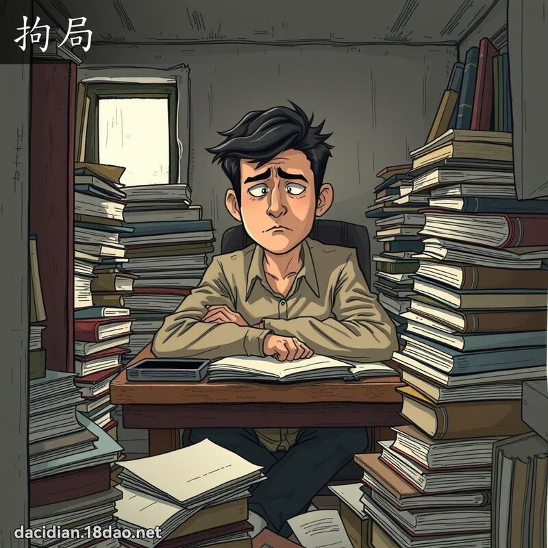 拘局 - 國語大辭典配圖