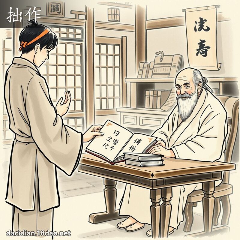 拙作 - 國語大辭典配圖
