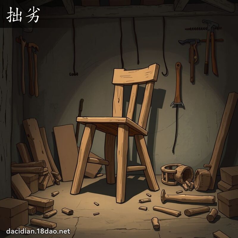 拙劣 - 國語大辭典配圖
