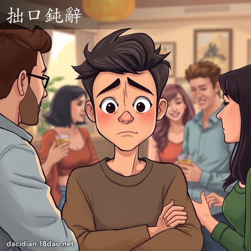 拙口钝辞 - 国语大辞典配图