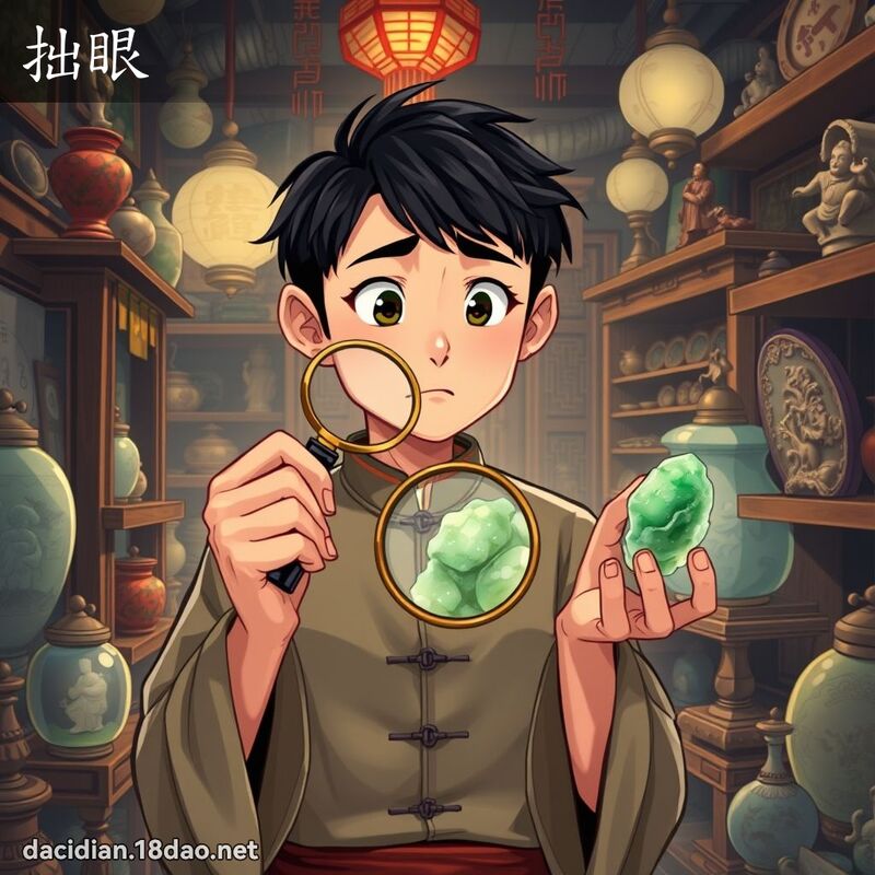拙眼 - 國語大辭典配圖