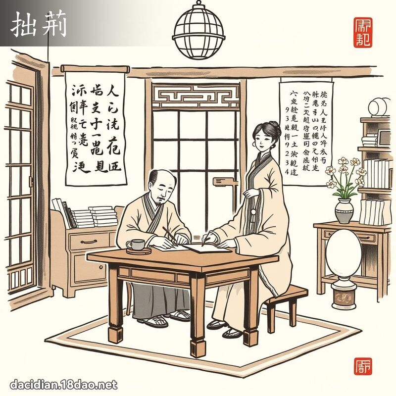 拙荊 - 國語大辭典配圖