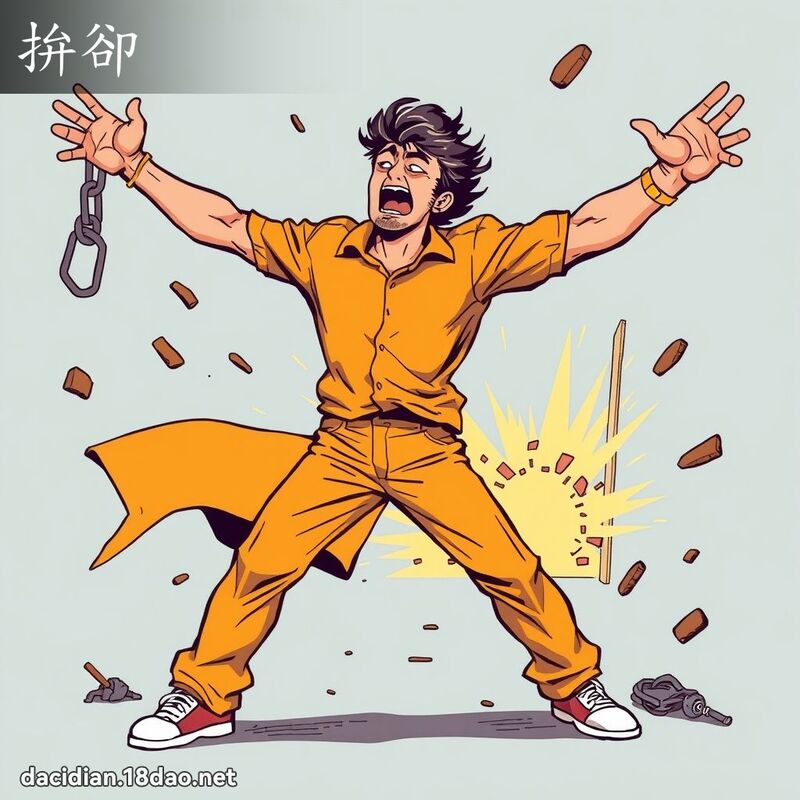 拚却 - 国语大辞典配图