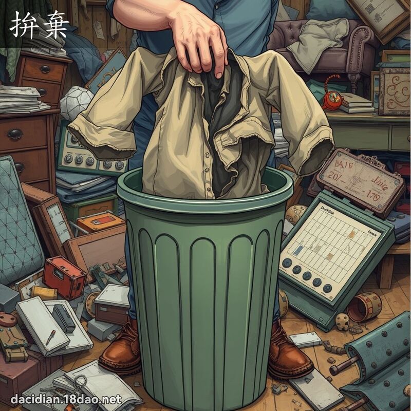 拚棄 - 國語大辭典配圖