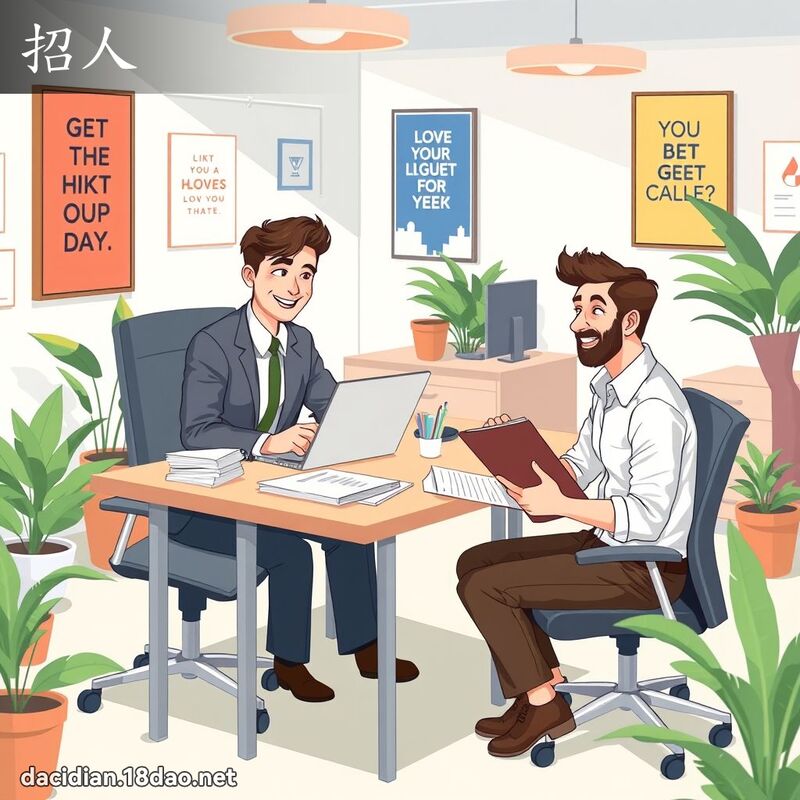 招人 - 國語大辭典配圖