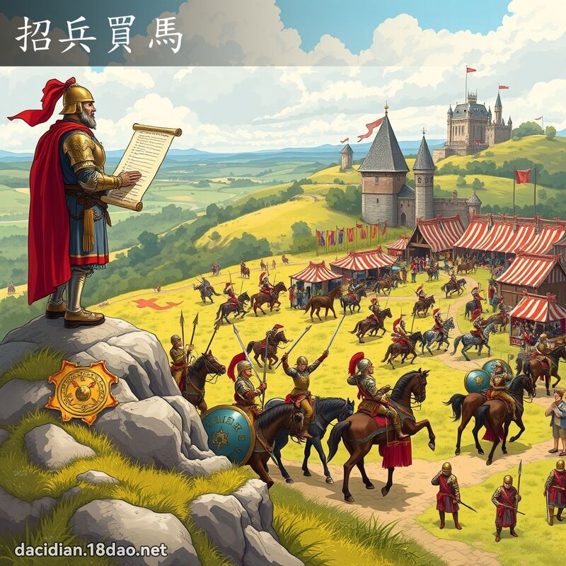 招兵买马 - 国语大辞典配图