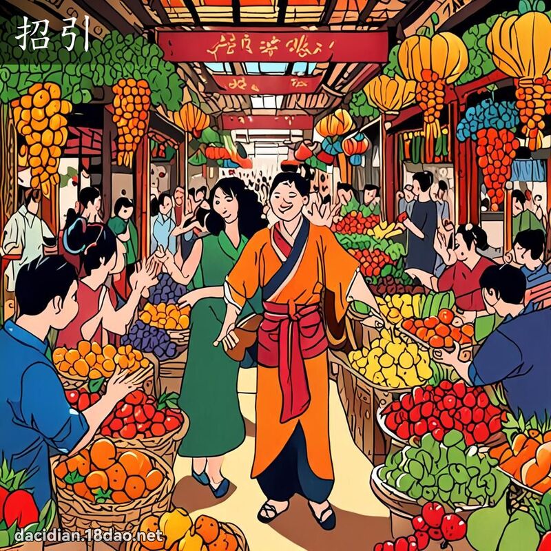 招引 - 國語大辭典配圖