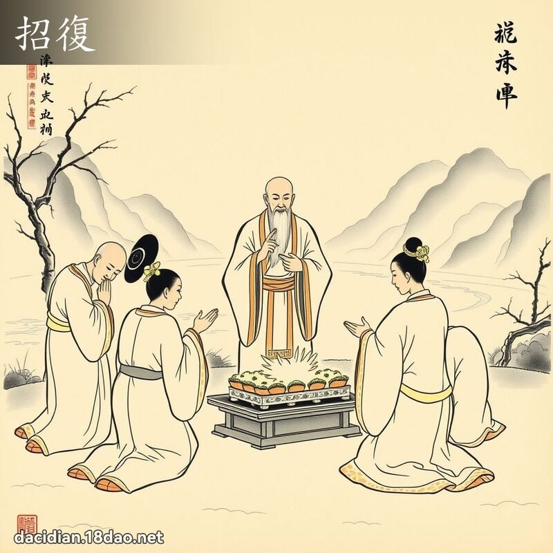 招復 - 國語大辭典配圖