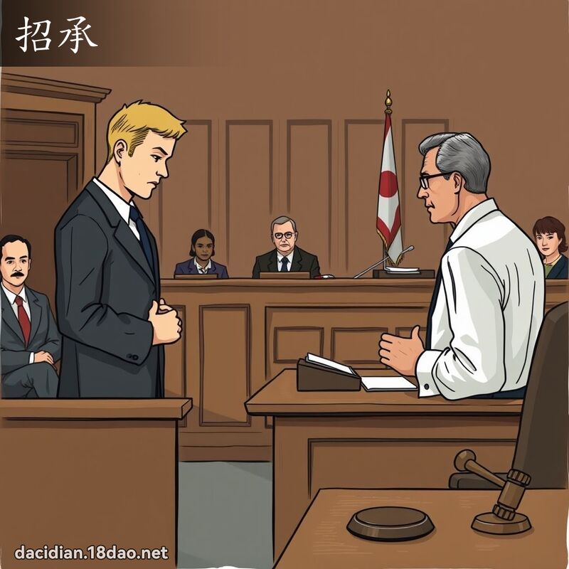 招承 - 國語大辭典配圖