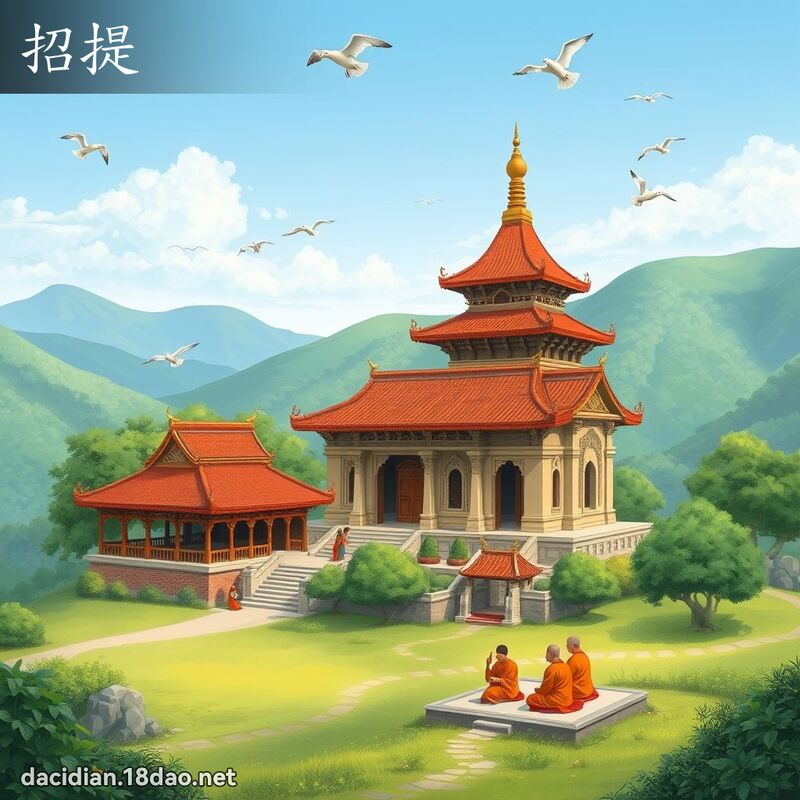招提 - 國語大辭典配圖