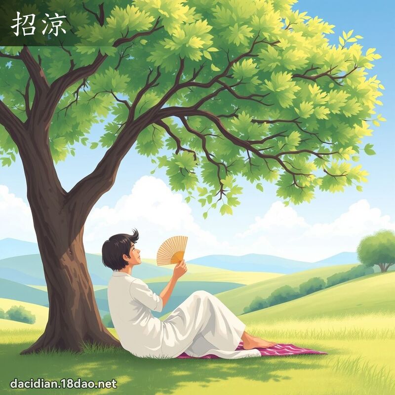 招涼 - 國語大辭典配圖