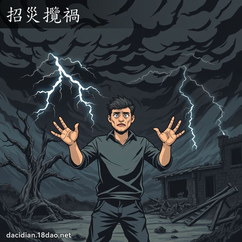 招灾揽祸 - 国语大辞典配图
