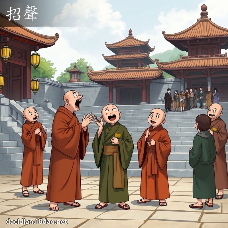 招聲 - 國語大辭典配圖
