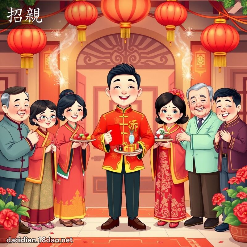 招親 - 國語大辭典配圖