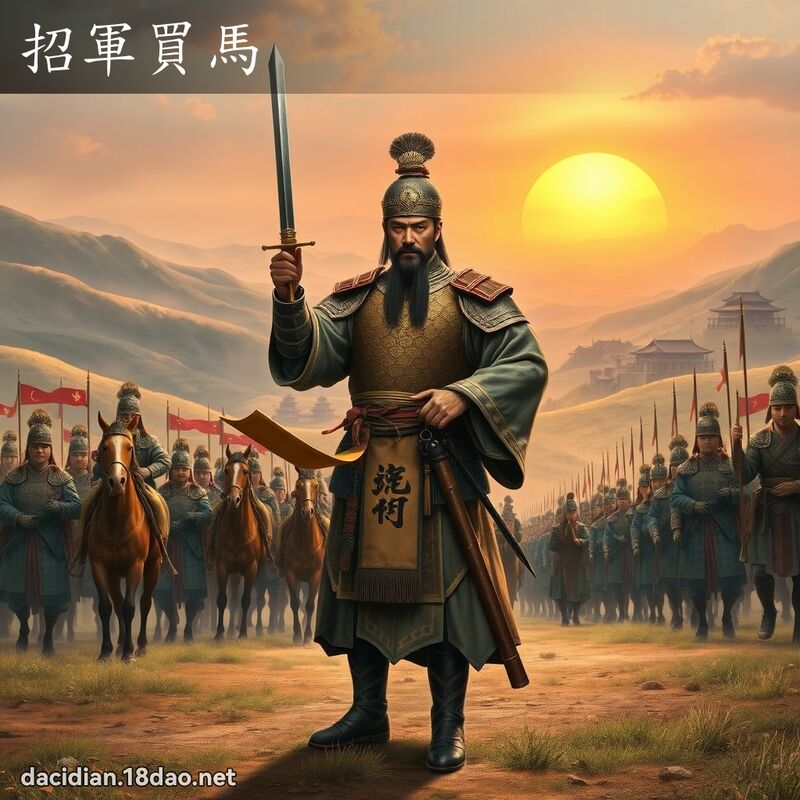 招军买马 - 国语大辞典配图