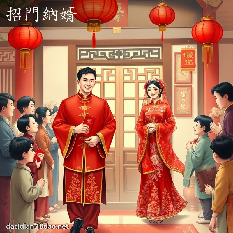 招門納婿 - 國語大辭典配圖