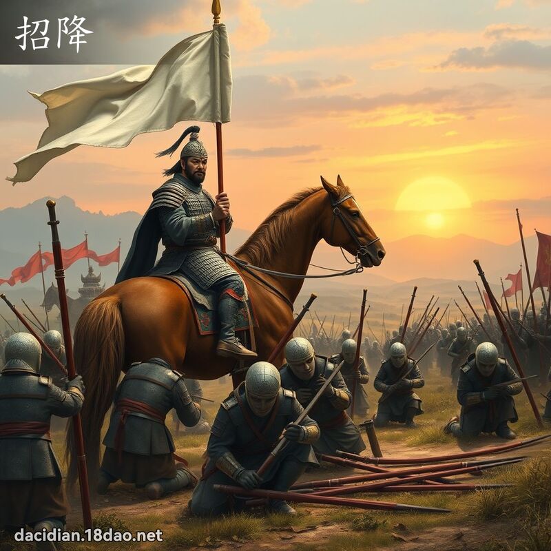招降 - 國語大辭典配圖