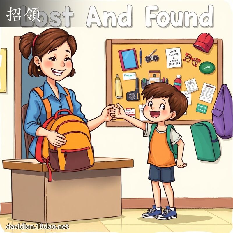招领 - 国语大辞典配图