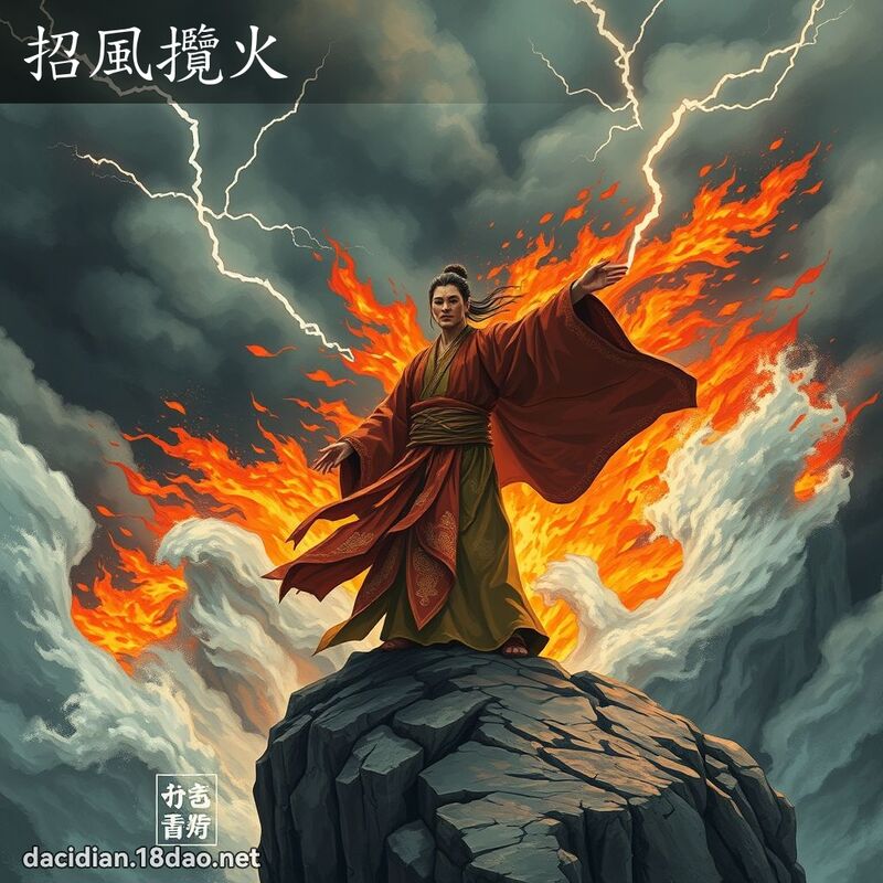 招風攬火 - 國語大辭典配圖