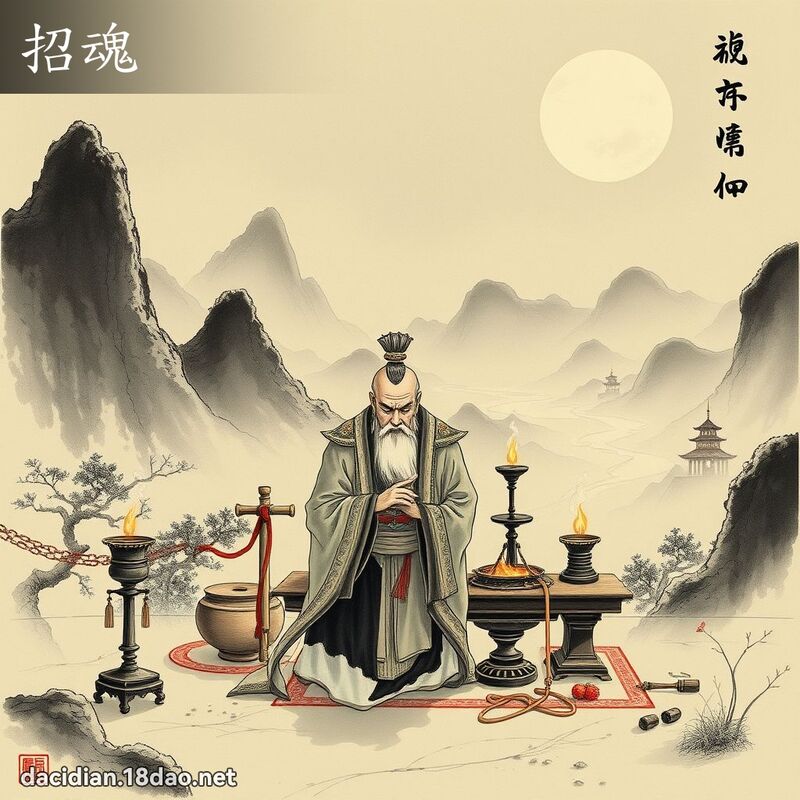 招魂 - 國語大辭典配圖