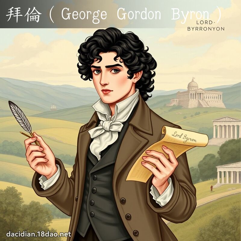 拜伦（George Gordon Byron） - 国语大辞典配图