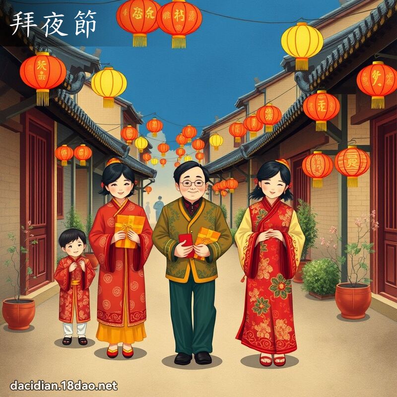 拜夜節 - 國語大辭典配圖