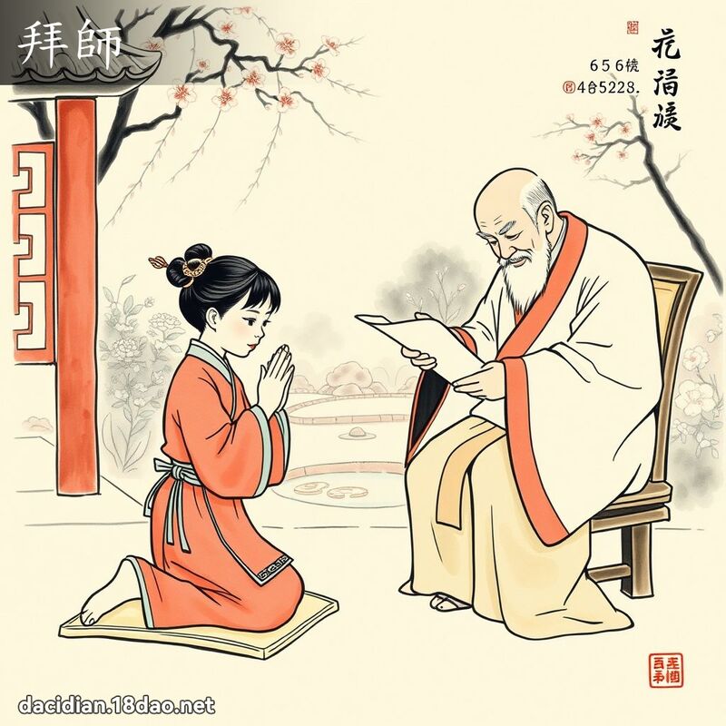 拜師 - 國語大辭典配圖