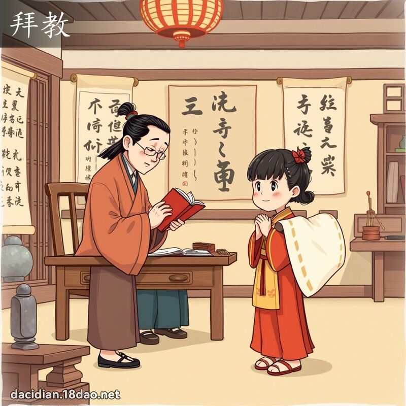 拜教 - 国语大辞典配图