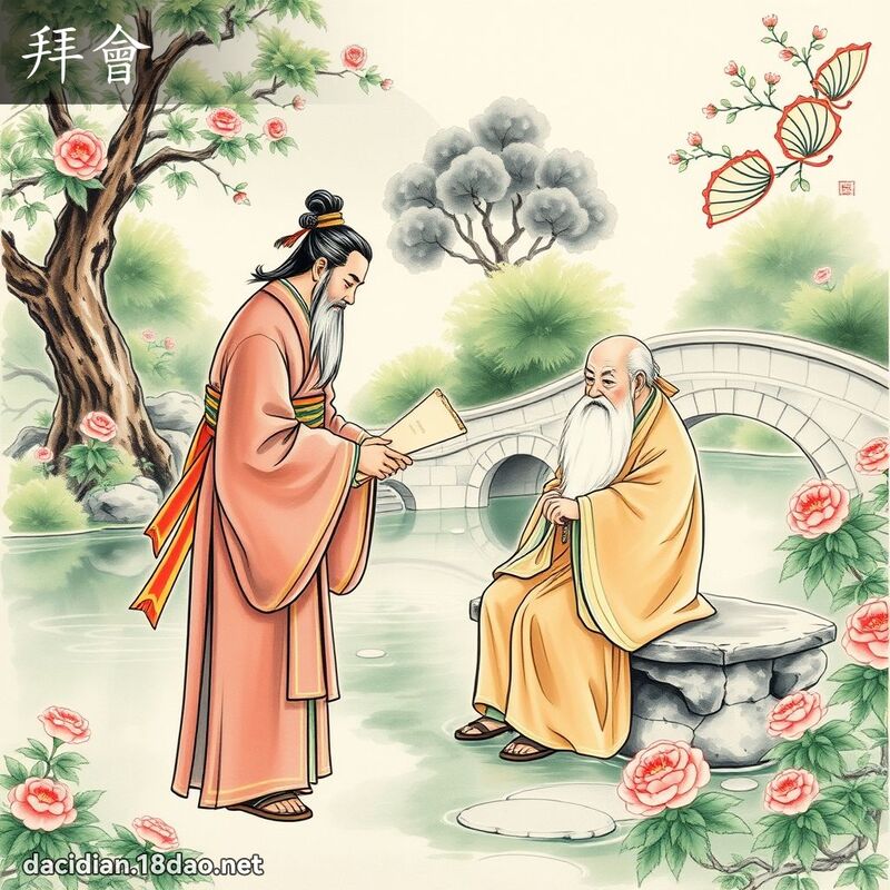 拜会 - 国语大辞典配图